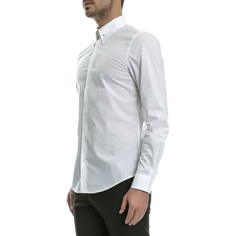 BEN SHERMAN-Ανδρικό πουκάμισο BEN SHERMAN λευκό  
