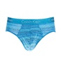 CK UNDERWEAR-Ανδρικό εσώρουχο σλιπ CK Underwear HIP BRIEF γαλάζιο