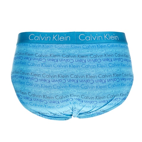 CK UNDERWEAR-Ανδρικό εσώρουχο σλιπ CK Underwear HIP BRIEF γαλάζιο