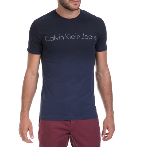 CALVIN KLEIN JEANS-Αντρική μπλούζα CALVIN KLEIN JEANS μπλε 