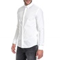 CALVIN KLEIN JEANS-Ανδρικό πουκάμισο BARI SLIM FIT λευκό