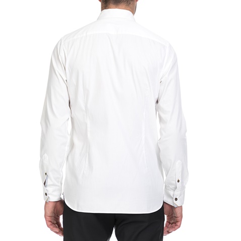 TED BAKER-Ανδρικό πουκάμισο GOODY TED BAKER λευκό 