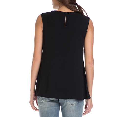 GUESS-Γυναικεία αμάνικη μπλούζα JOSEFIN GUESS μαύρη