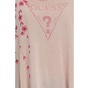 GUESS-Γυναικείο t-shirt GUESS TRIANGLE ροζ