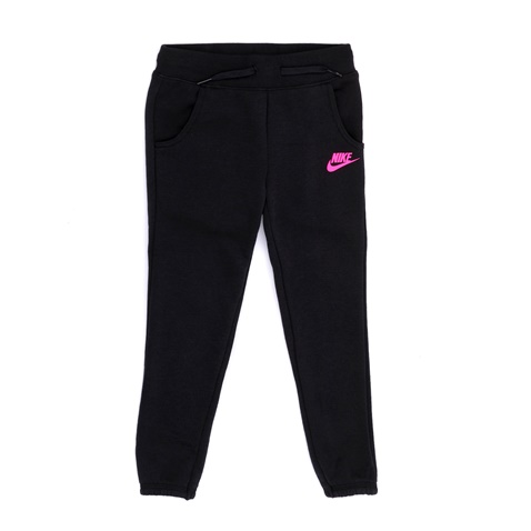 NIKE-Κοριτσίστικο παντελόνι φόρμας Nike CLUB JOGGER μαύρο