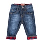 LEVI'S KIDS-Παιδικό τζιν παντελόνι Levi's Kids μπλε με καρό