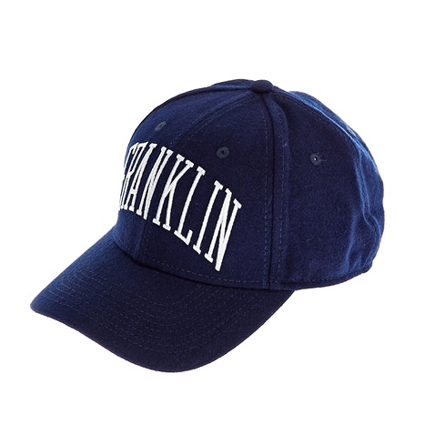 FRANKLIN & MARSHALL-Καπέλο τζόκεϋ Franklin & Marshall μπλε