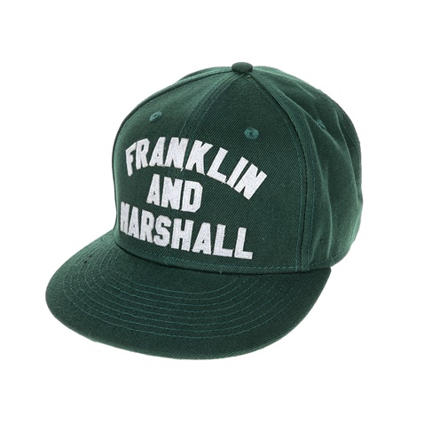 FRANKLIN & MARSHALL-Unisex καπέλο FRANKLIN & MARSHALL πράσινο 