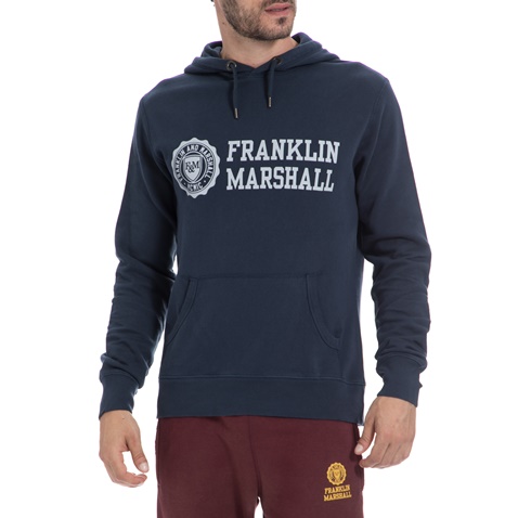 FRANKLIN & MARSHALL-Αντρική μπλούζα FRANKLIN & MARSHALL μπλε             