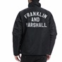 FRANKLIN & MARSHALL-Αντρικό μπουφάν FRANKLIN & MARSHALL μαύρο                 