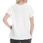 FRANKLIN & MARSHALL-Γυναικεία μπλούζα FRANKLIN & MARSHALL άσπρη     