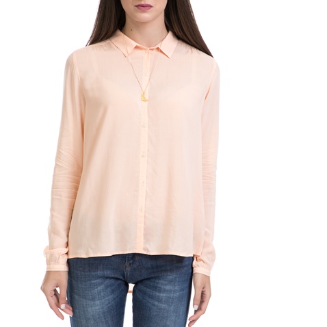 SCOTCH & SODA-Γυναικείο πουκάμισο MAISON SCOTCH πορτοκαλί 