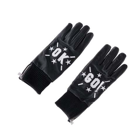 SCOTCH & SODA-Δερμάτινα γάντια MAISON SCOTCH μαύρα 