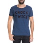 SCOTCH & SODA-Ανδρικό T-shirt SCOTCH & SODA μπλε   