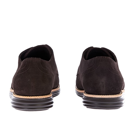 CALVIN KLEIN JEANS-Ανδρικά δετά παπούτσια Calvin Klein Jeans σκούρο καφέ