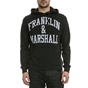 FRANKLIN & MARSHALL-Αντρική μπλούζα FRANKLIN & MARSHALL μαύρη 