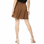 AMERICAN VINTAGE-Γυναικεία μίνι φούστα ONY177E16 AMERICAN VINTAGE καφέ 