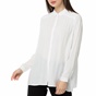 AMERICAN VINTAGE-Γυναικείο μακρυμάνικο πουκάμισο  SILA114E16 AMERICAN VINTAGE λευκό