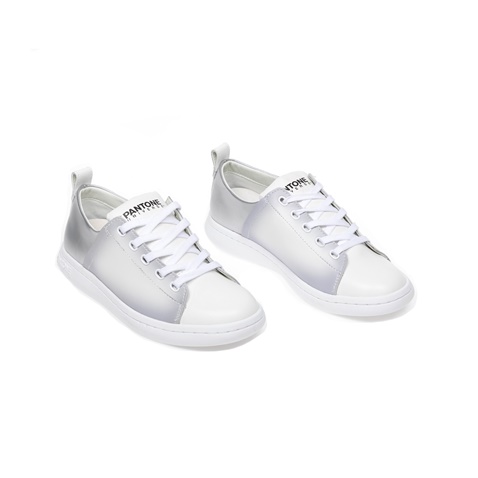 PANTONE-Unisex παπούτσια PANTONE λευκά-γκρι