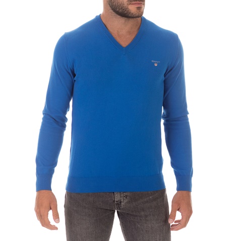 GANT-Ανδρικό πουλόβερ GANT μπλε