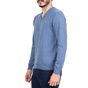GANT-Ανδρικό πουλόβερ με V GANT γαλάζιο