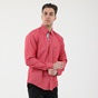 DORS-Ανδρικό πουκάμισο DORS 1000004 κόκκινο