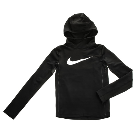 NIKE-Παιδική μακρυμάνικη μπλούζα Nike HPRWM HOODIE PO μαύρη