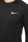 NIKE-Ανδρική μπλούζα για τρέξιμο Nike Dry Miler μαύρη