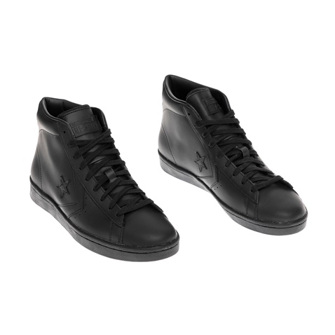 CONVERSE-Unisex μποτάκια QS Pro Leather Hi μαύρα