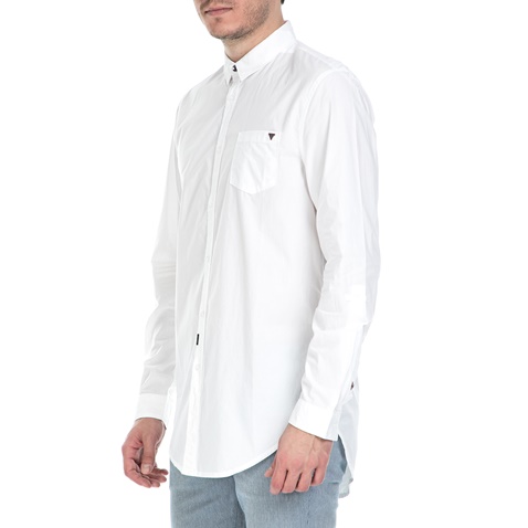 GUESS-Ανδρικό πουκάμισο GUESS λευκό 