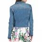 GUESS-Γυναικείο τζιν jacket  Guess CUSTOMIZED TRACKER μπλε