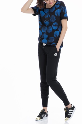 CONVERSE-Γυναικεία μπλούζα Converse μπλε