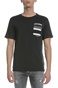 CONVERSE-Ανδρικό T-shirt CONVERSE μαύρο 