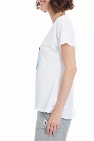 CONVERSE-Γυναικεία μπλούζα Converse λευκή