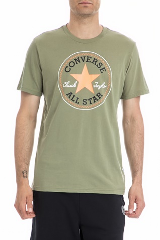CONVERSE-Ανδρική μπλούζα Converse χακί