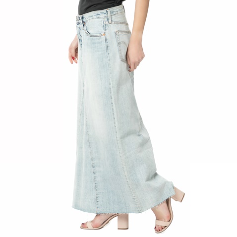 LEVI'S-Γυναικεία μακριά jean φούστα LEVI'S CLOUD CHASER γαλάζια 