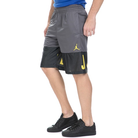 NIKE-Μπασκετική βερμούδα Nike Jordan γκρι-μαύρη 