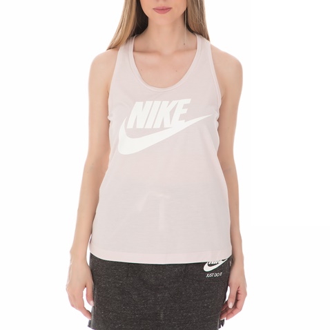 NIKE-Γυναικείο αθλητικό φανελάκι Nike Sportswear Essential ροζ