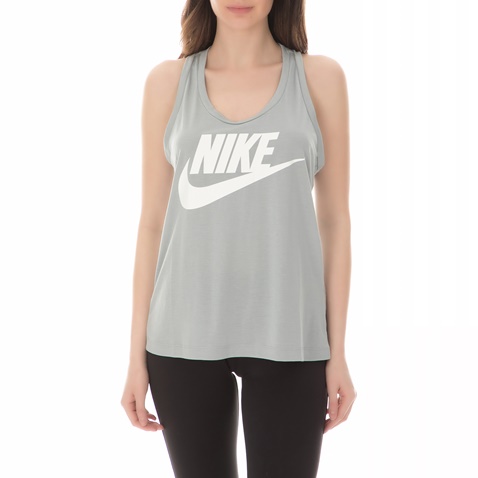 NIKE-Γυναικείο αθλητικό φανελάκι Nike Sportswear Essential εκρού