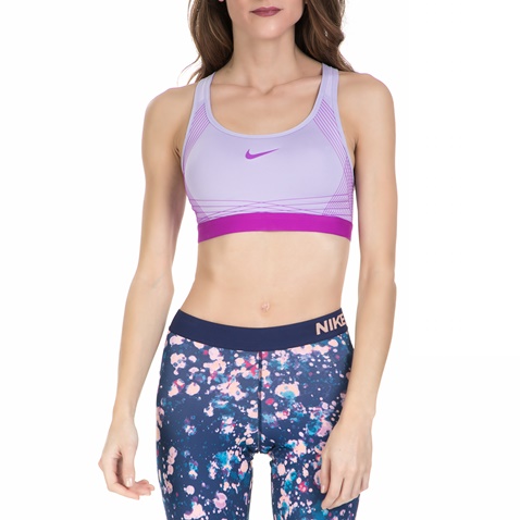 NIKE-Γυναικείο αθλητικό μπουστάκι Nike PRO HYPR CLSSC μοβ