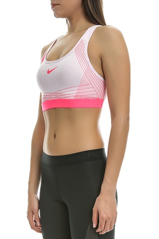 NIKE-Γυναικείο αθλητικό μπουστάκι Nike PRO HYPR CLSSC ροζ