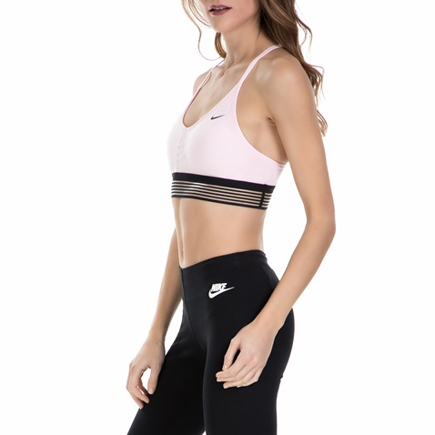 NIKE-Γυναικείο αθλητικό μπουστάκι Nike INDY COOLING ροζ
