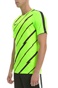 NIKE-Αθλητική κοντομάνικη μπλούζα Nike μαύρη-κίτρινη 