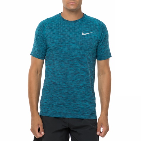 NIKE-Ανδρική αθλητική κοντομάνικη μπλούζα Nike DF KNIT μπλε