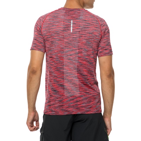 NIKE-Ανδρική αθλητική κοντομάνικη μπλούζα Nike DF KNIT κόκκινη-μαύρη