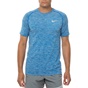 NIKE-Ανδρική αθλητική κοντομάνικη μπλούζα NIKE DF KNIT μπλε