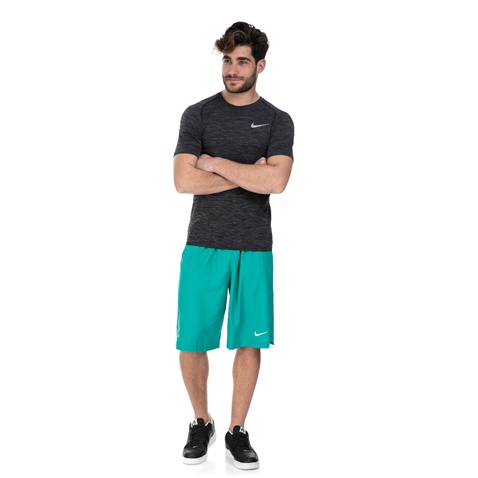 NIKE-Αθλητική κοντομάνικη μπλούζα Nike σκούρο γκρι 