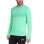 NIKE-Ανδρική αθλητική μπλούζα NΙKΕ ZNL CL RELAY TOP LS πράσινη