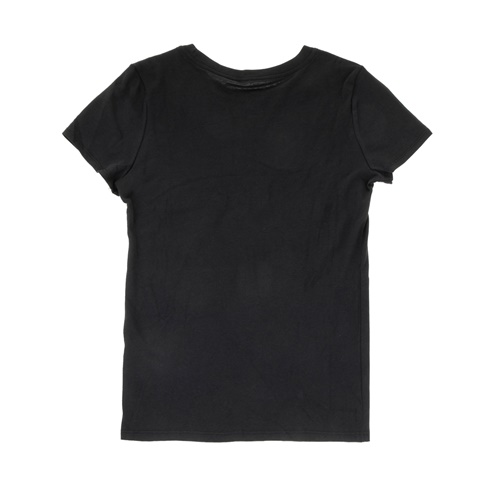 NIKE-Κοριτσίστικη κοντομάνικη μπλούζα Nike μαύρη με στάμπα 