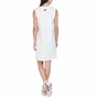 NIKE-Γυναικείο μίνι αμάνικο φόρεμα Nike Sportswear λευκό